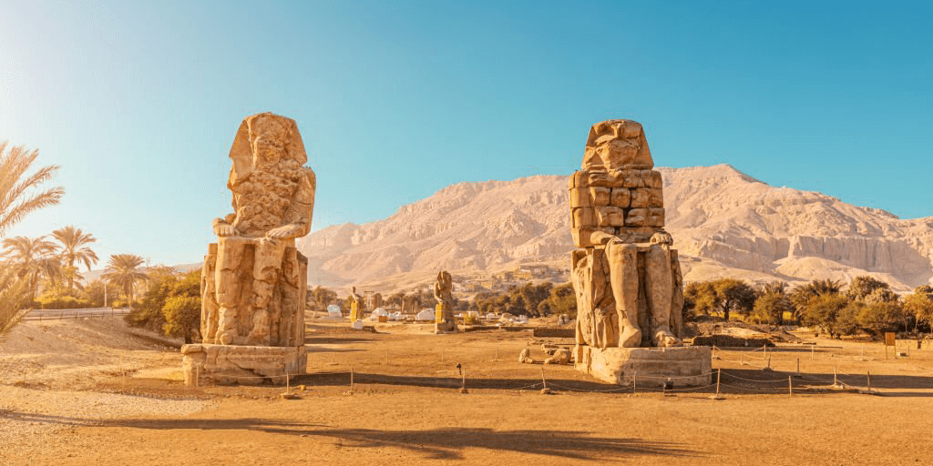 Colossi of Memnon Luxor West Bank - Top Class Egypt Travel