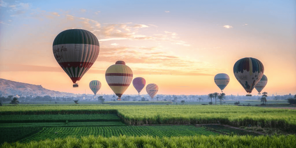Hot Air Balloon over Luxor