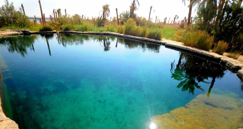 Bir Tarfawi and Bir Al Gebel Hot Springs Dakhla Oasis   Top Class Egypt Travel